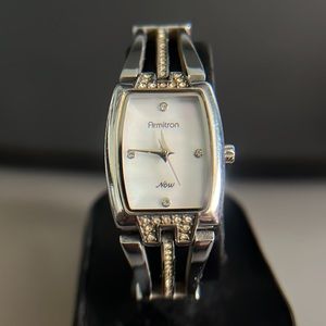 Armitron Now Ladies Silver Tone Bracelet Watch
